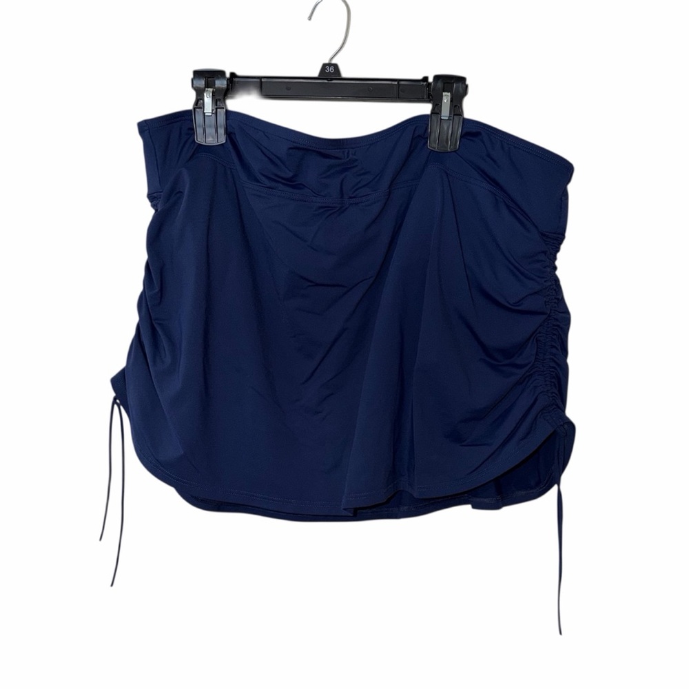 Lands' End navy blue swim skirt size 24W
